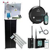 Chytrá Farma solární ohradník - Kompletní bezpečnostní schránka + 7J chytrý zdroj, Gateway, Monitor, panel 100 W